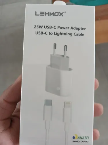 CARREGADOR IPHONE LEHMOX 25W
