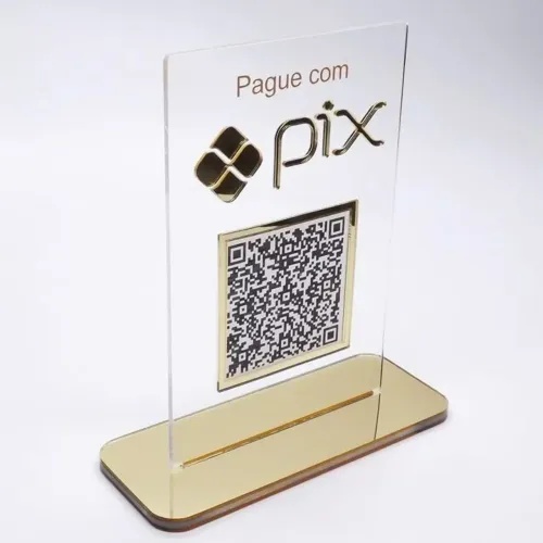 Placa pix simples