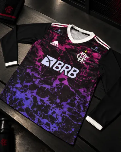 Blusão Flamengo Goleiro Manga Longa Adidas Original