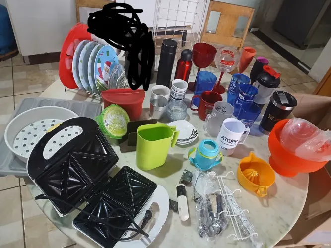 Lote utensílios p cozinha