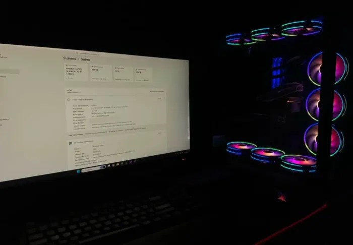 PC Gamer RTX 3080 + i9 10900K + Setup Completo 240Hz