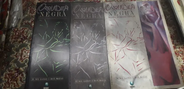 Gibis orquídea negra os 3 volumes