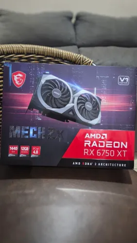Placa de Vídeo MSI Radeon RX 6750 XT Mech 2X 12GB GDDR6