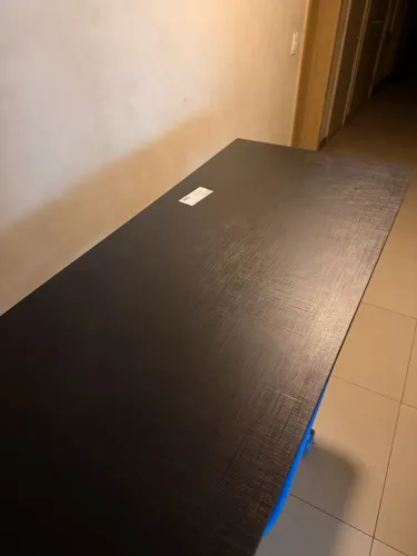 Tampo de mesa MDF de 25mm Preto com textura - 1,60mx60cm
