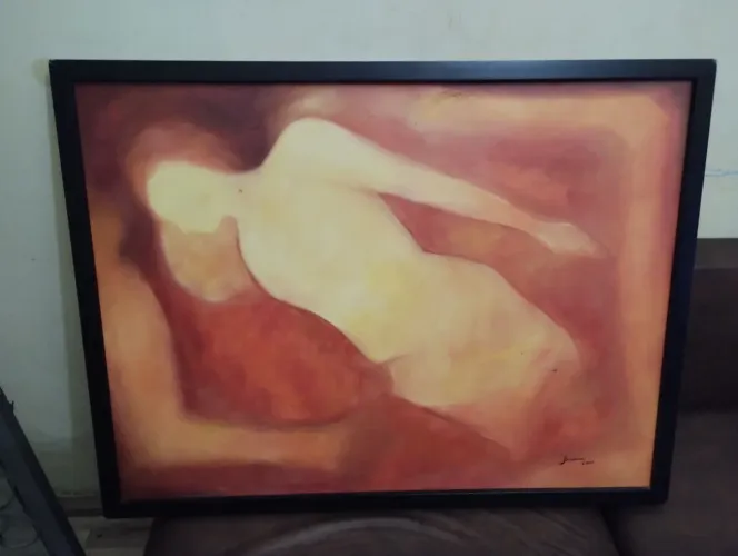 Quadro com Pintura de Imagem.