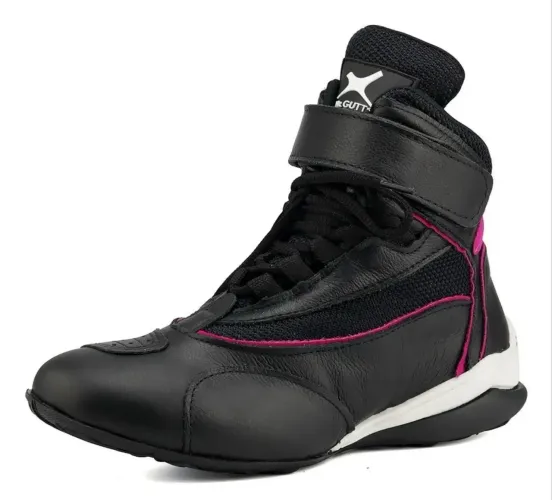 Bota Feminina Semi Impermeável Para Motociclista Confortavel