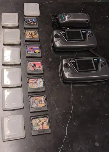 Jogo game gear + Battery Pack 