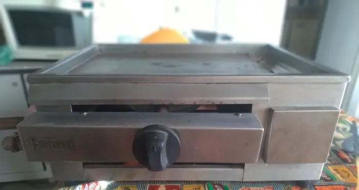 Chapa A Gás 50 Cm Inox 1 Queimador Fritomaq Profissional