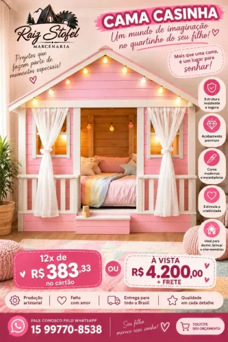 CAMA CASINHA INFANTIL