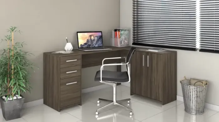 Oferta ! Mesa Em L escritorio 3 cores - Novo - Entrega Gratis no dia !!