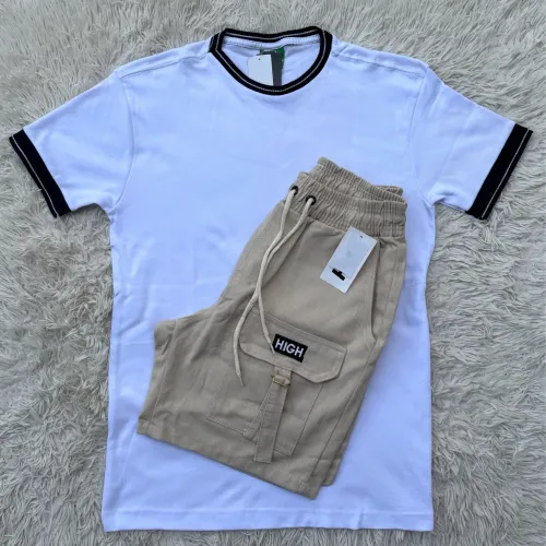 Kit Camisa Suedine e Bermuda Cargoo