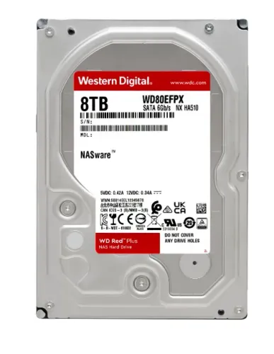HD INT 8TB WESTERN NAS WD80EFPX RED PLUS GTA BR