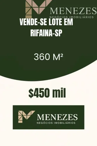 TERRENO RESIDENCIAL em Rifaina - SP, zona rural