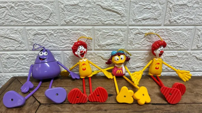 Lote Bonecos Antigos Turma Do Ronald Mcdonald McLanche Feliz (2003)