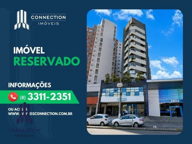 Apartamento com 1 dormitório para alugar, 35 m² por R$ 2.108,00/mês - Portão - Curitiba/PR