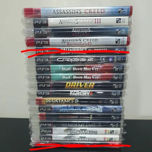 Lote 15 jogos PS3  [R$26 cada]  [troco por jogo ou console]