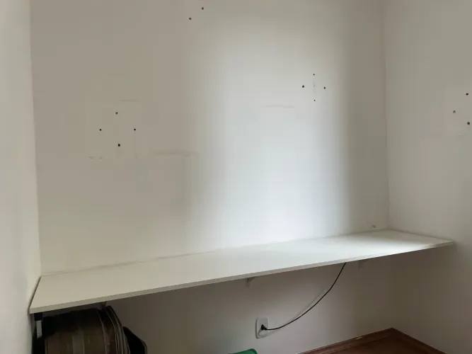 Mesa MDF Branca 2,3mx50cm