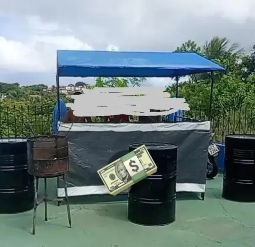 Barraca pra vender logo