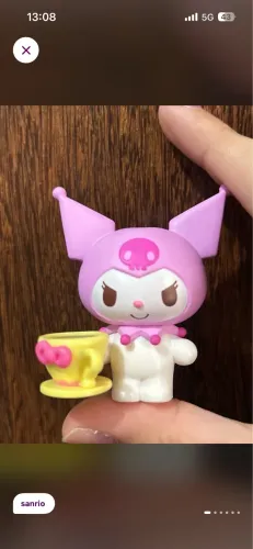 figura colecionável kuromi sanrio série 1