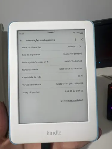 Kindle 10 geração