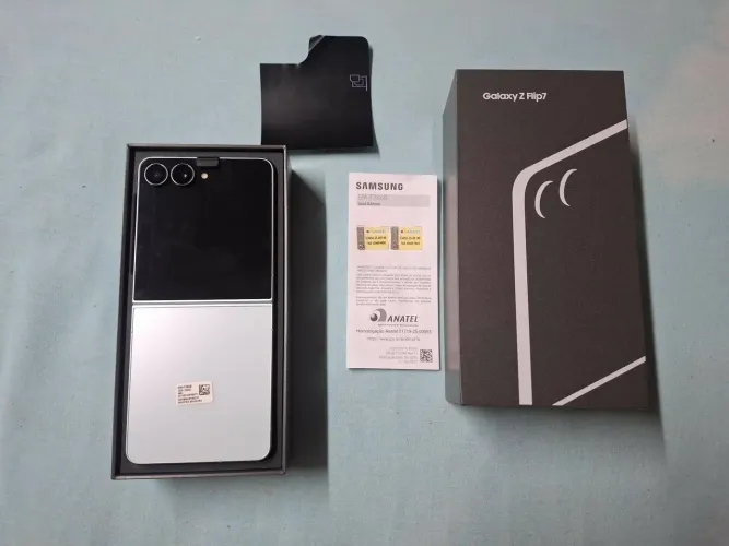 OPORTUNIDADE! Samsung Z Flip 7 novo
