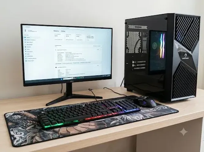 PC Gamer Completo Ryzen 5 4600G + 16GB RAM + Monitor 22" + Periféricos