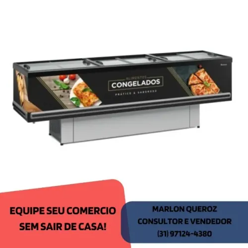 Ilha de Congelados 3M Gelopar 220v Nova