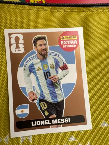 extra sticker do messi bronze