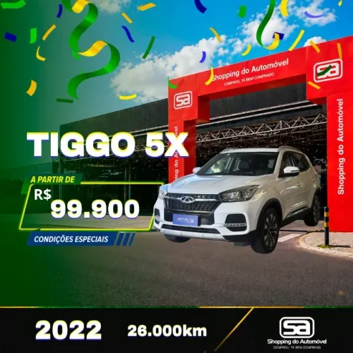 Chery Tiggo 5X TXS 1.5 16V Turbo Flex Aut. 2022