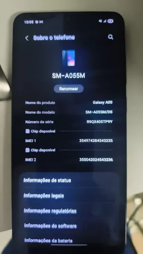 celular Samsung a05