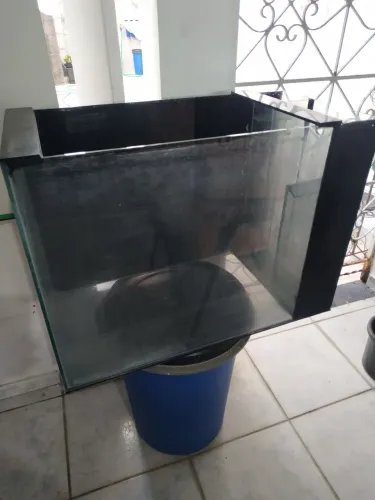 Aquário com sump lateral 120 litros 