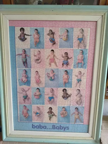 QUADRO DE MIL PEÇAS DE QUEBRA CABEÇA COM MOLDURA DEGRADE