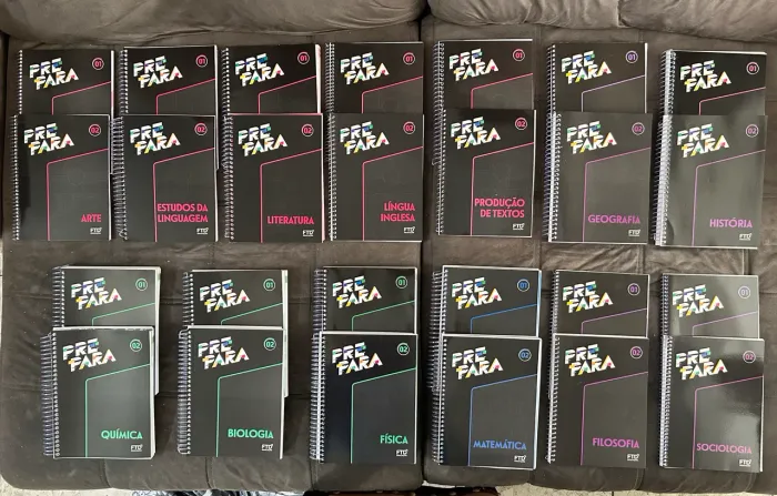 Livros ENEM FTD Prepara - 2 módulos COMPLETOS e NOVOS