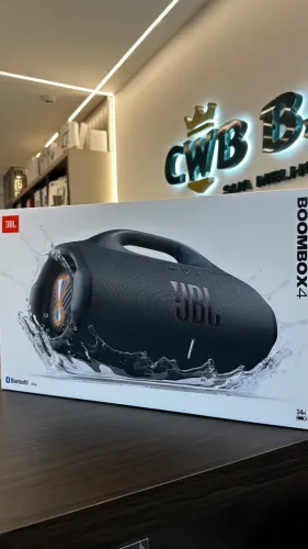 JBL BOOMBOX 4 PRETA NOVA LACRADA / LOJA FÍSICA
