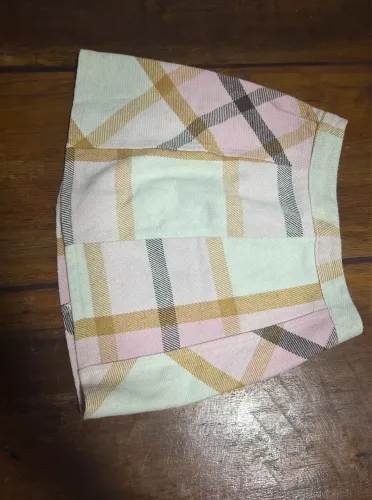 Saia Xadrez Feminina Tam.34