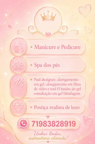 Manicure nail desagner unha em gel