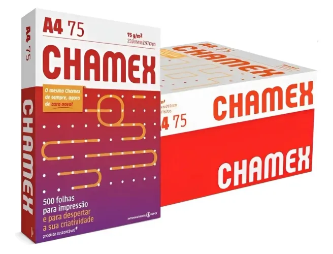 Papel sulfite A4 Chamex
