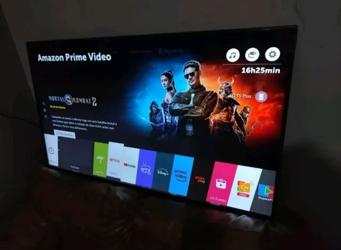 Smart tv LG 55 polegadas 4K completa