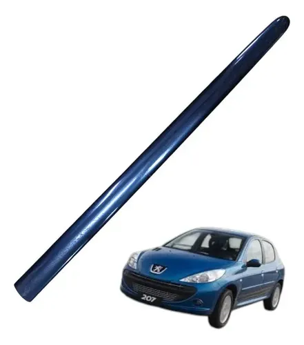 Friso Porta Dianteira Esquerda Peugeot 207 1.4 8v 2011 2012 Azul-escuro