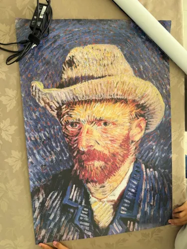 Poster auto retrato Van Gogh