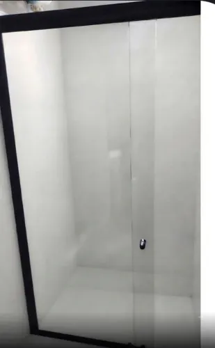 Box vídro incolor valor na medida 1 metro largura