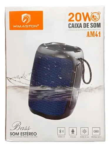 Hmaston Am41 Caixa De Som Bluetooth Portátil 20w