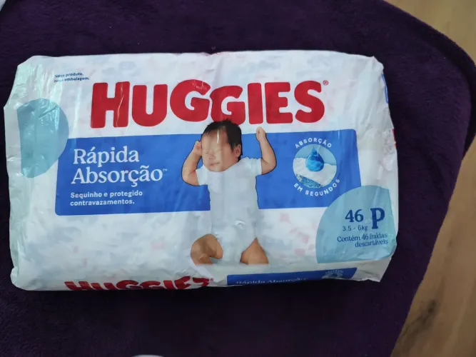 Fralda Huggies P