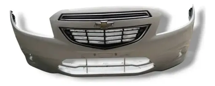 Parachoque Dianteiro Chevrolet Onix 2015 2019 Com Detalhe Branca