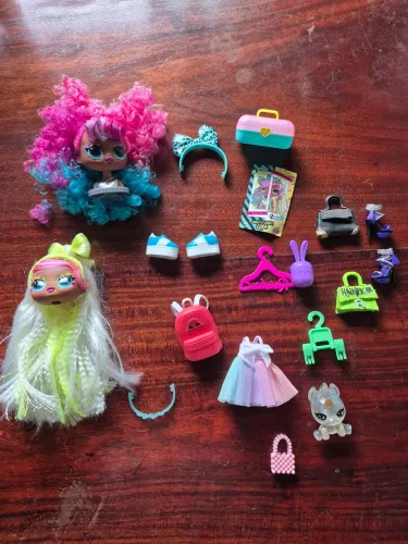 Lote lol rainbow high barbie 