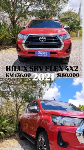 Toyota Hilux CD SRV 4X2 2.7 Flex 16V Aut. 2021