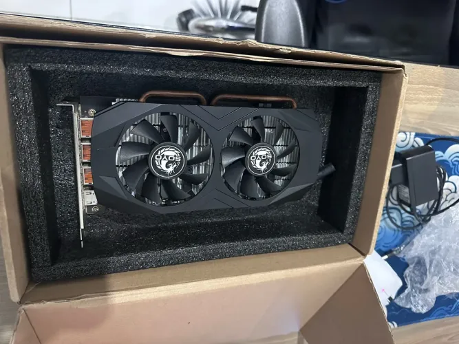 TROCO RX 580 8GB POR PLACA SUPERIOR/ DOU VOLTA ! 
