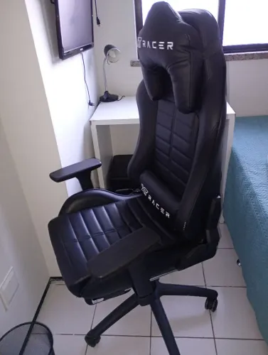 Cadeira Gamer XT Racer Reclinável Giratória Preta Platinum W Series