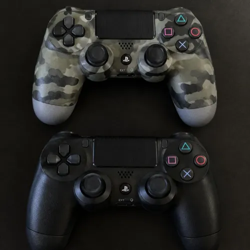 2 controles Joystick Sony Dualshock 4 para PS4, Xbox 360, PC, TV, Androi e iPhone