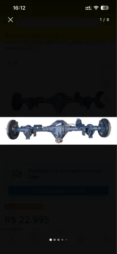 Diferencial traseiro Dodge ram 5.7 v8 1500 2024